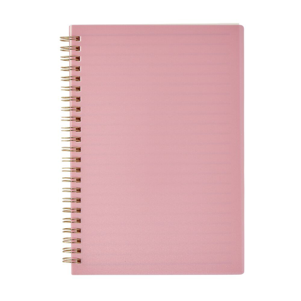 Cahier spirale couverture plastifié orange format A4