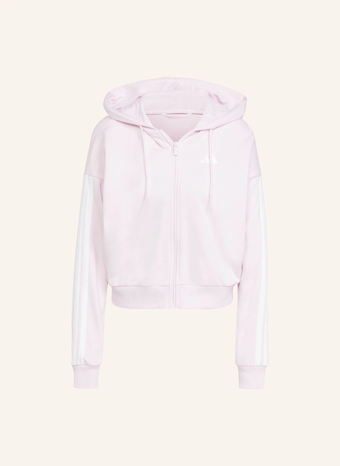 adidas ESSENTIALS 3-STREIFEN FRENCH TERRY KAPUZENJACKE