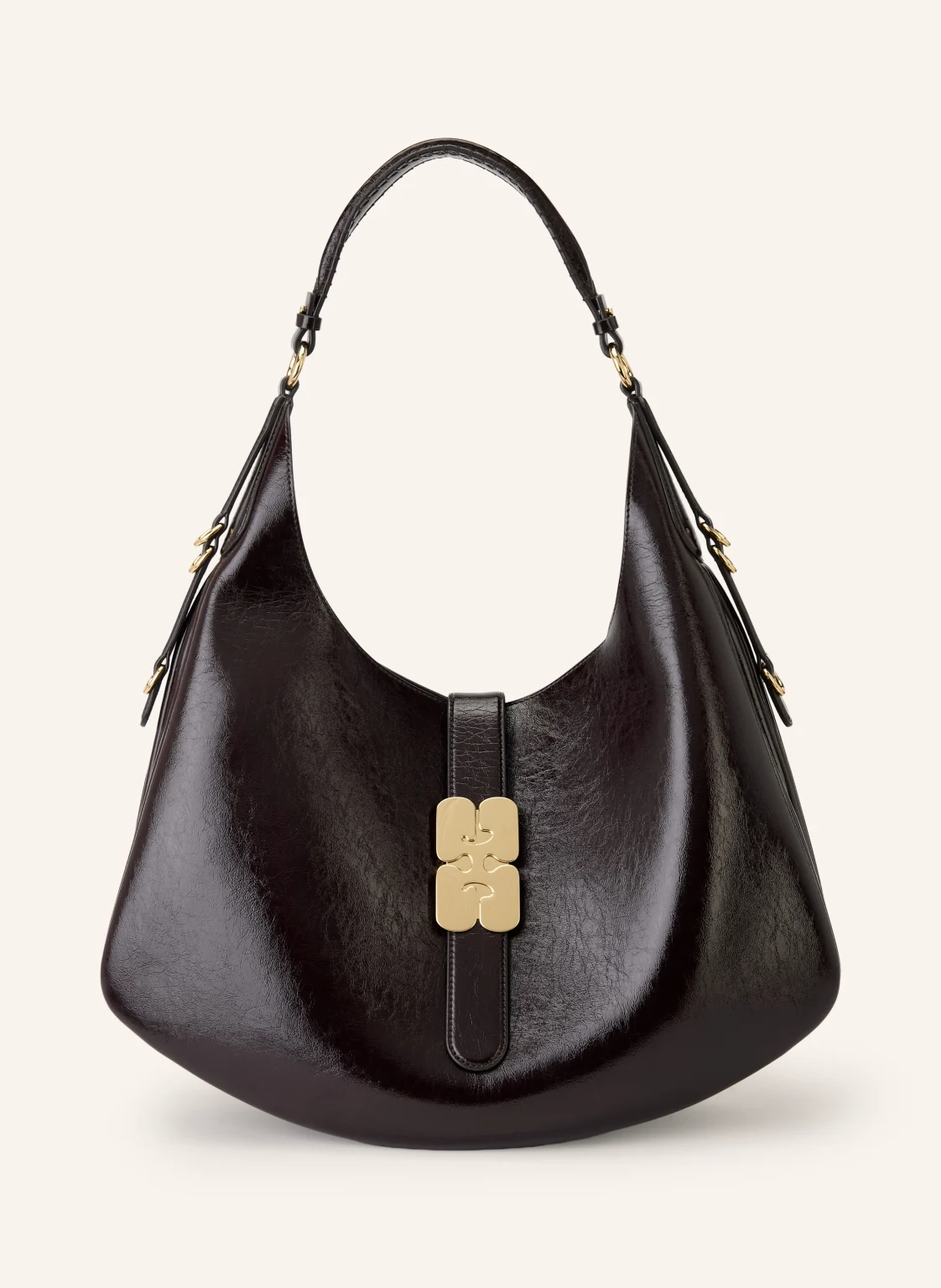 GANNI Beuteltasche KAT LARGE mit Pouch
