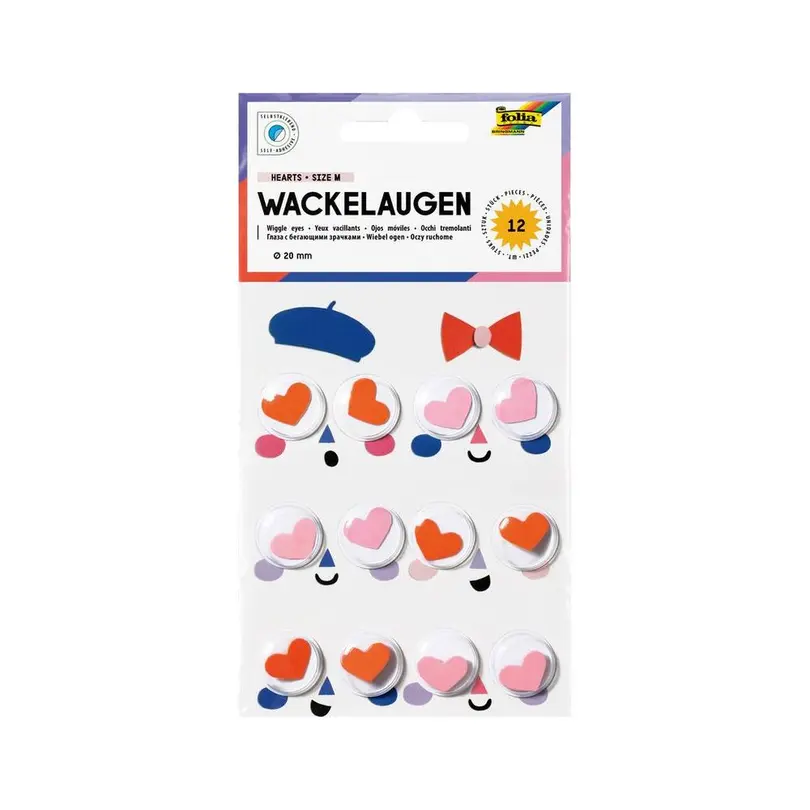 Sticker 12er-Set Hearts