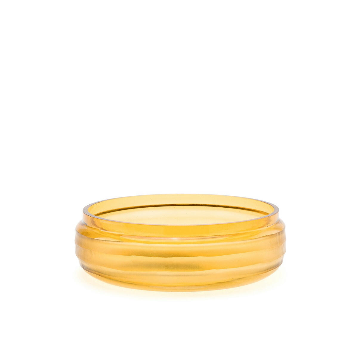 Coupelle en verre transparent jaune, Sunira
