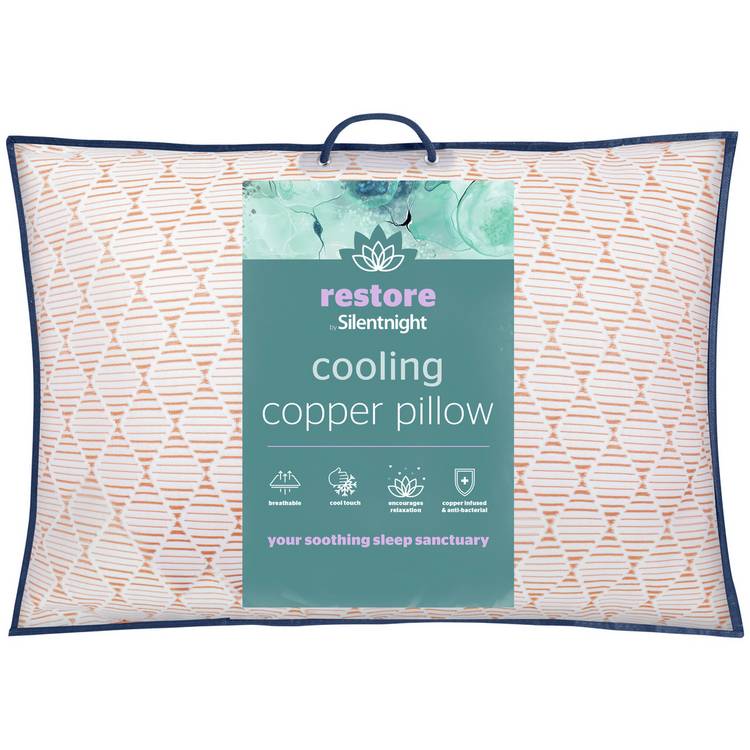Silentnight Restore Cooling Copper Medium Pillow