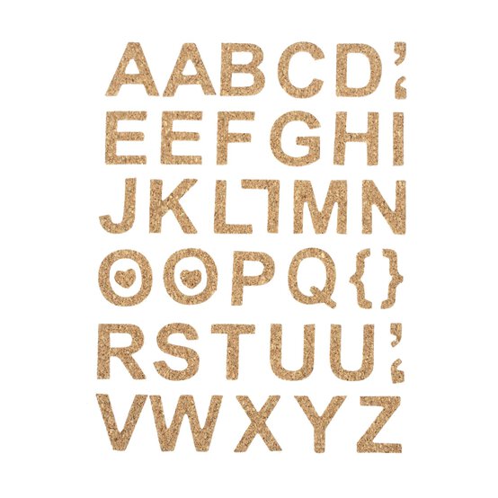 Alphabet Cork Toppers 39 Pack
