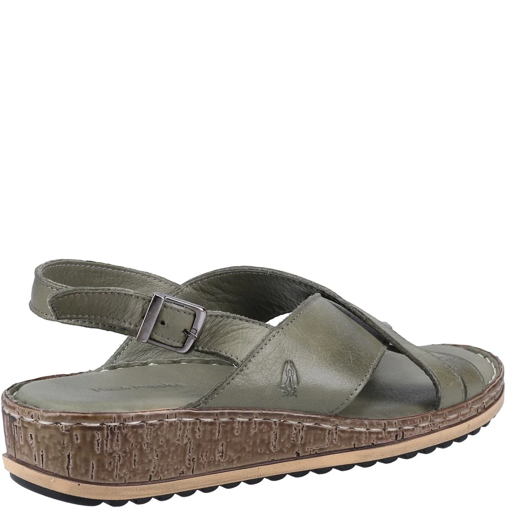 Hush Puppies Elena Cross Over Wedge Sandal