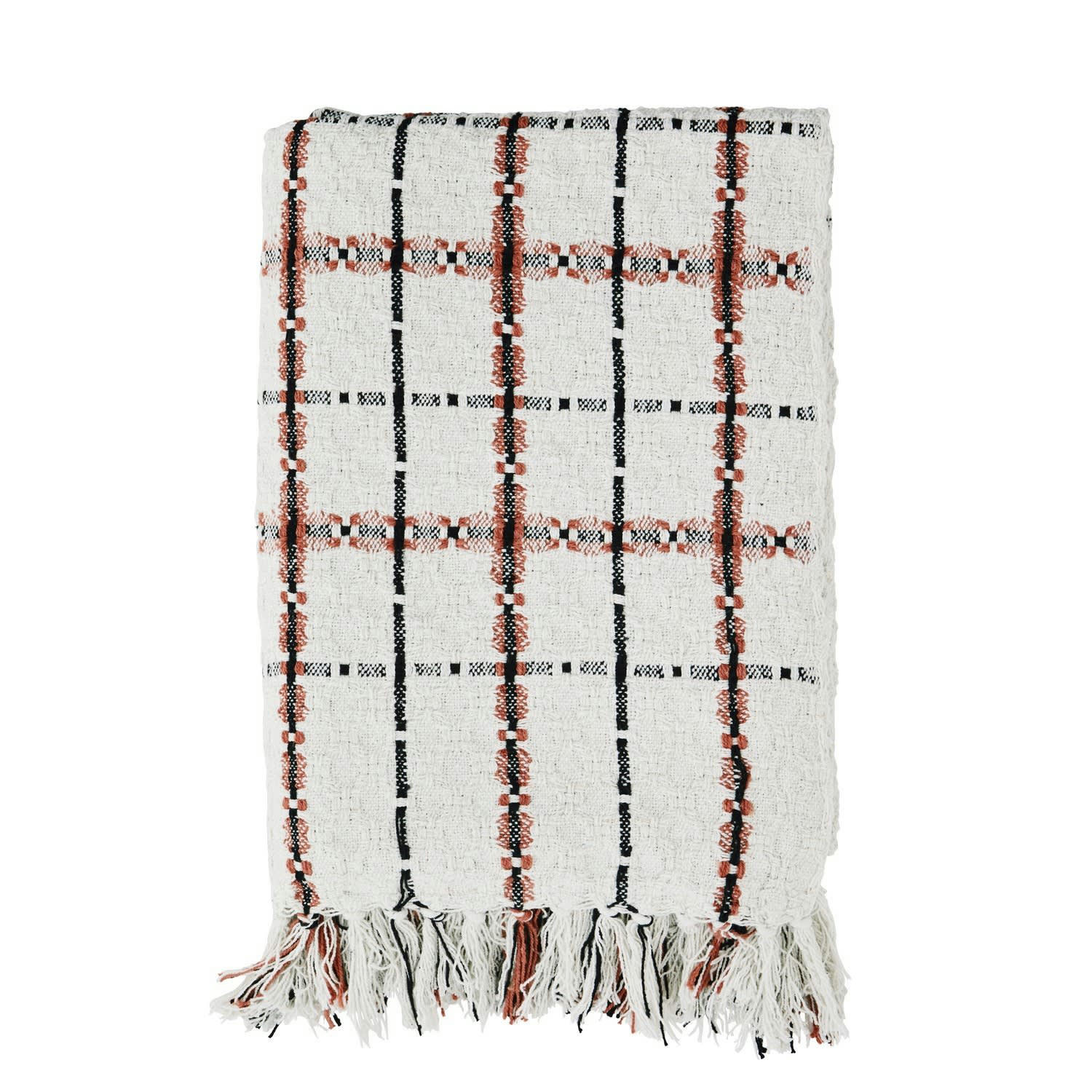 - Couvre-lit Coton beige 125X175