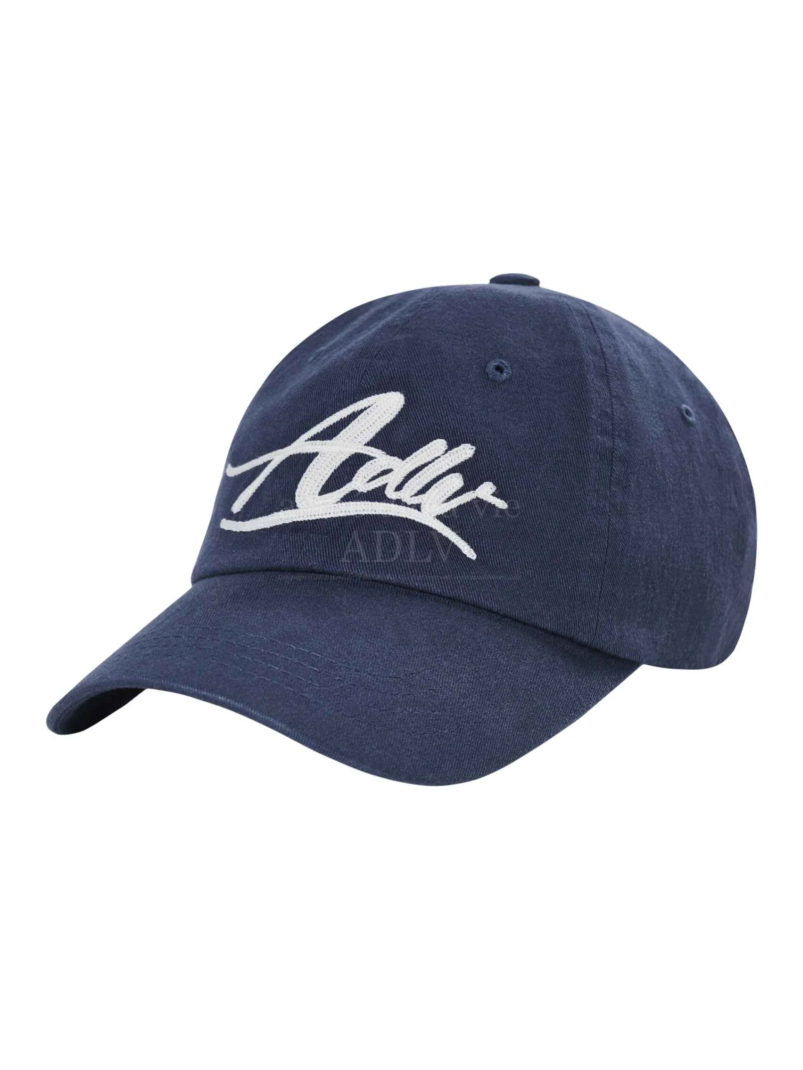 Script Logo Chain Embroidery Washing Ball Cap
