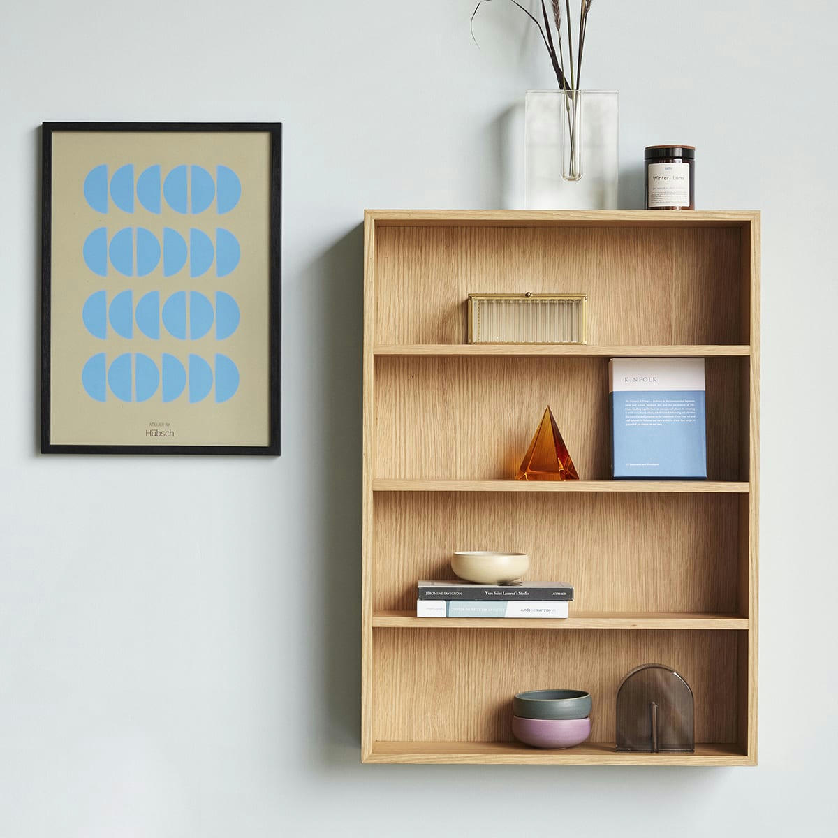 PRISM - Presse-papier en verre ambre