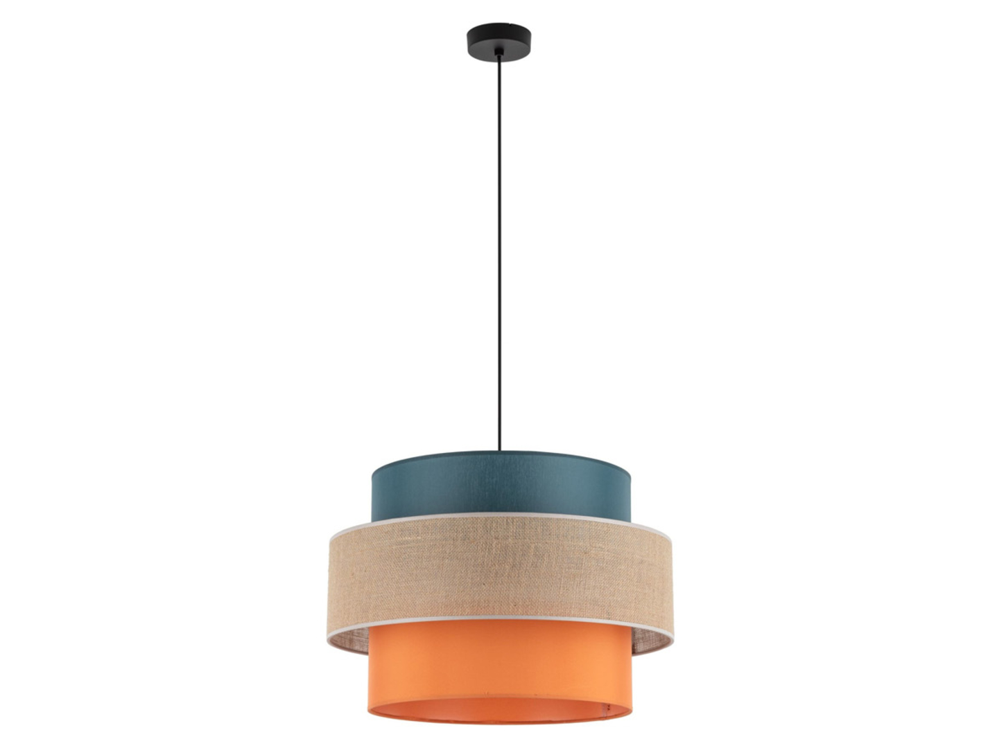 Lampa wisząca Trio metalowa mix kolorów