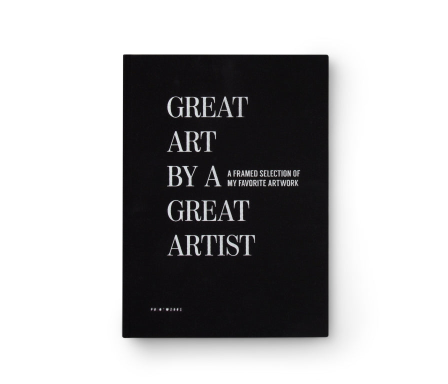 Printworks Frame Boek - Great Art - Tekenmap - Zwart