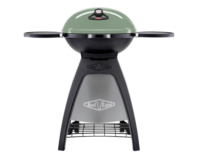 BeefEater BUGG 2 burner BBQ with Trolley - Eucalyptus Green