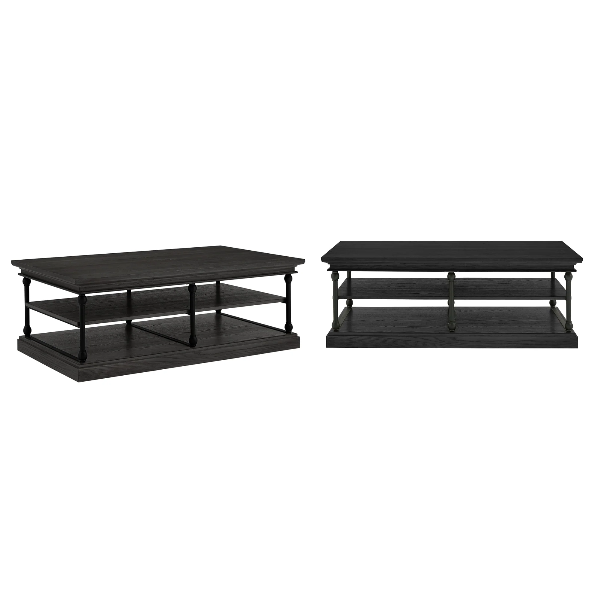 Dubrovnik Cornice Rectangle Storage Shelf Coffee Table