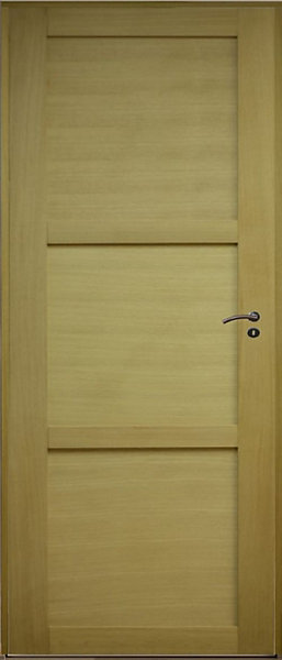 Bloc Porte Ayous 3 Panneaux H204 X L73 Cm Côte Tableau P.gauche Gd Menuiseries