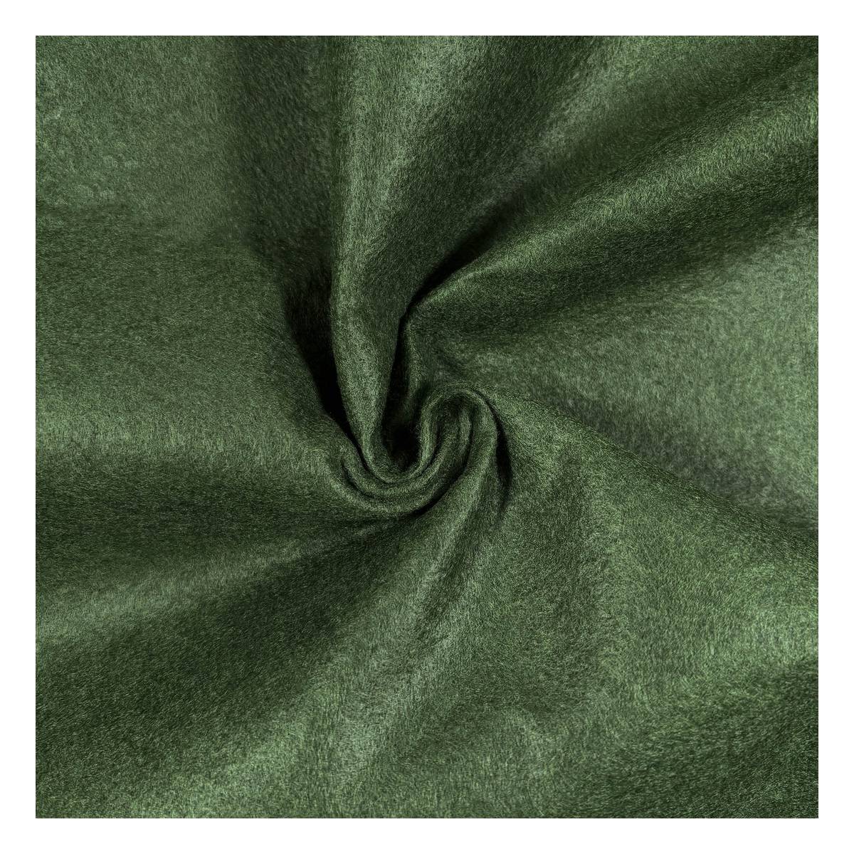 Olive Green Felt Fabric by the Metre