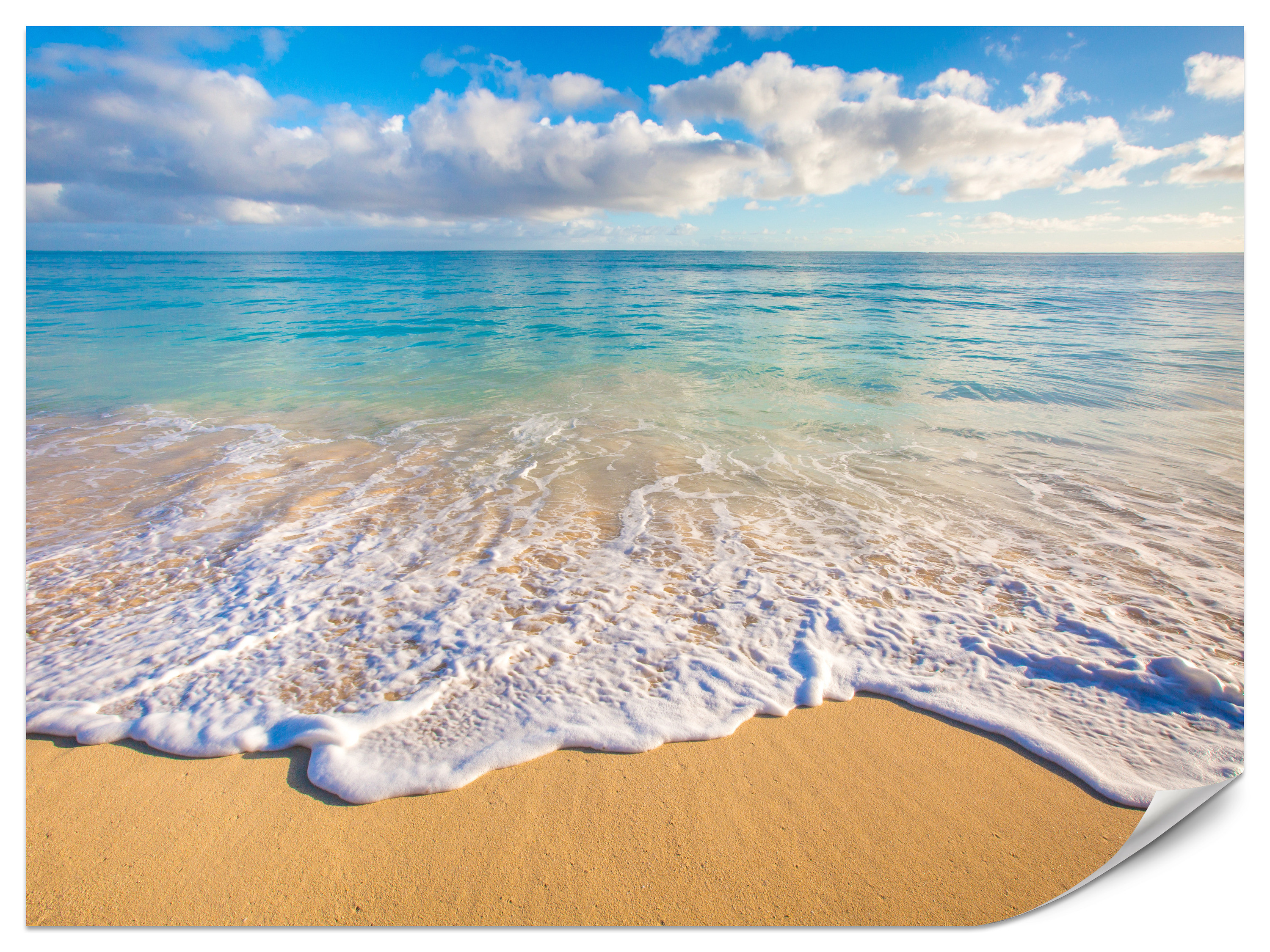 Fototapeta Plaża Morze Fale 100x70cm