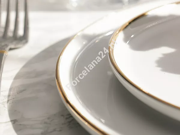 Serwis obiadowy na 12 osób (40 el.) Lubiana - Ankara Gold 1608C