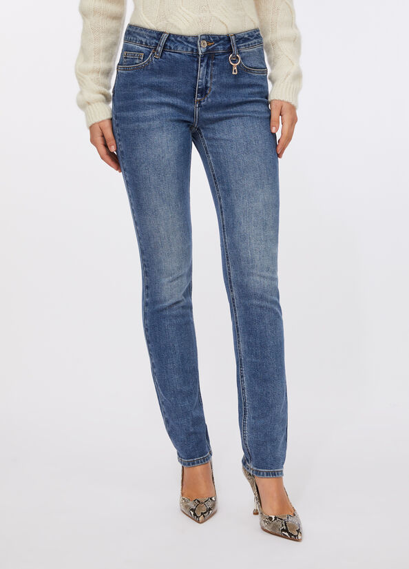 Jeans slim bottom up