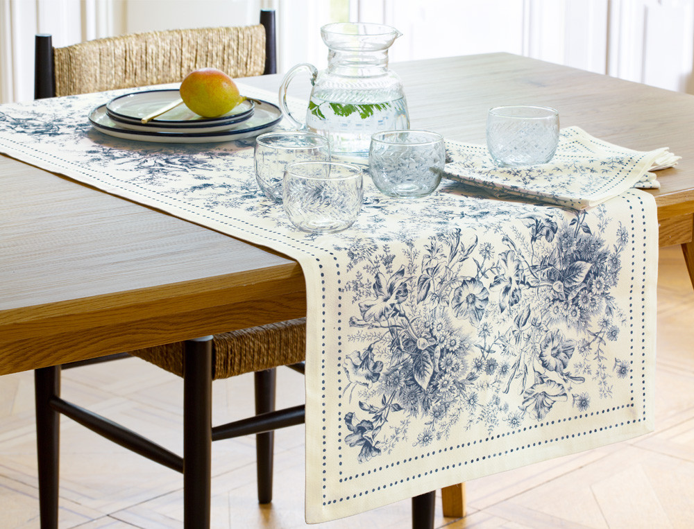 Lot de 2 serviettes de table impriméesLa table de Louise