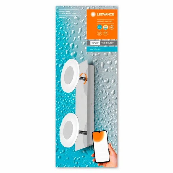 Wand-/Deckenleuchte »SMART  WIFI ORBIS WALL WAVE«, LED, inkl. Leuchtmittel, 3000-6500 K