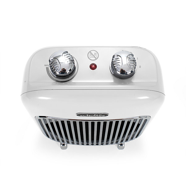 Chauffage d'appoint soufflant pour salle de bain 2000W blanc Scholtes