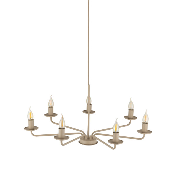 Lampa Wisząca Tk Lighting Limal Sabia Klasyczna Świecznikowa 7Xe14