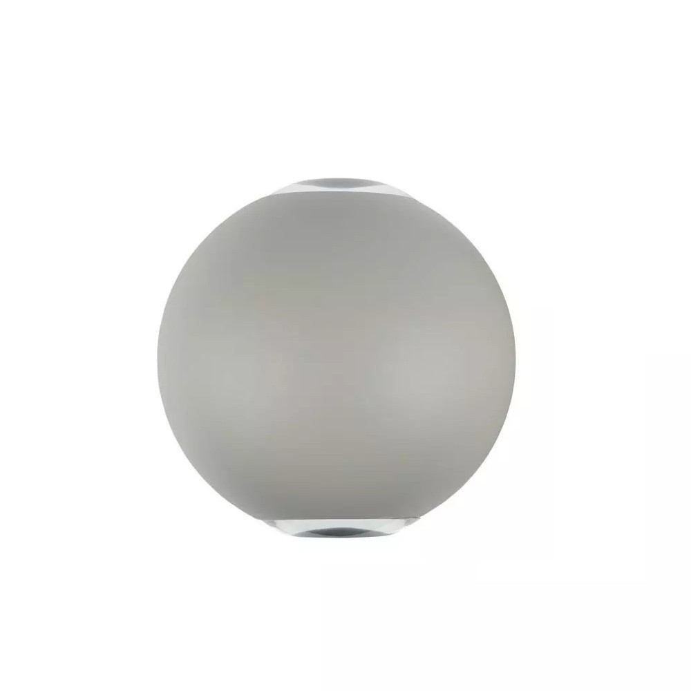 Kinkiet zewnętrzny VT-836 4000K szary LED 2x4W 476lm IP65 V-TAC