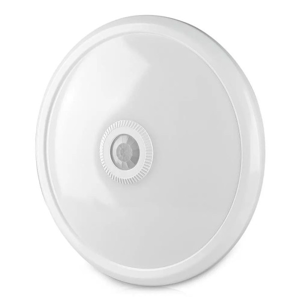 Plafon 13okrągły biały LED 1x12W 29cm 900lm IP20 Zimna biel V-TAC