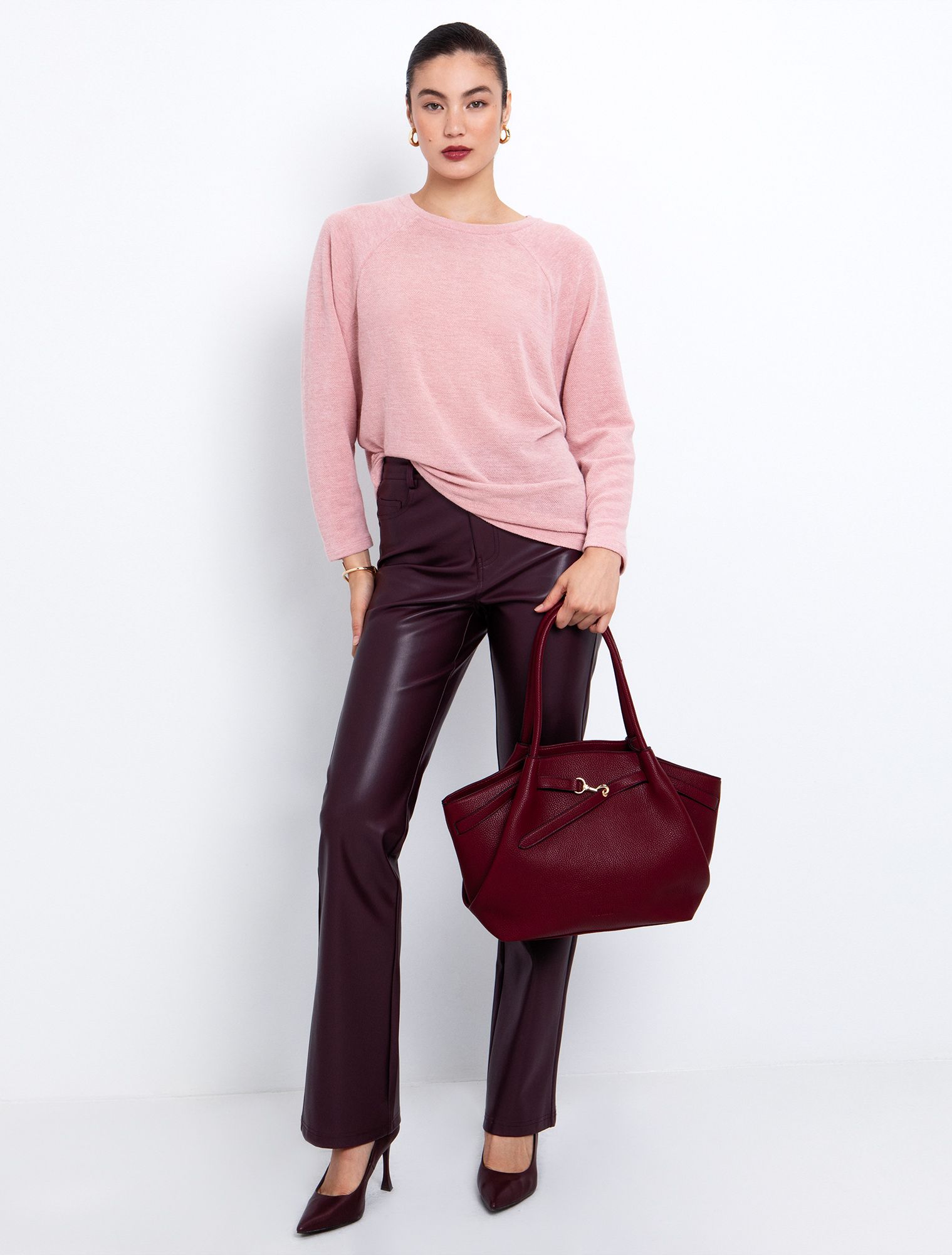 Μπλούζα σε ανάγλυφη υφή