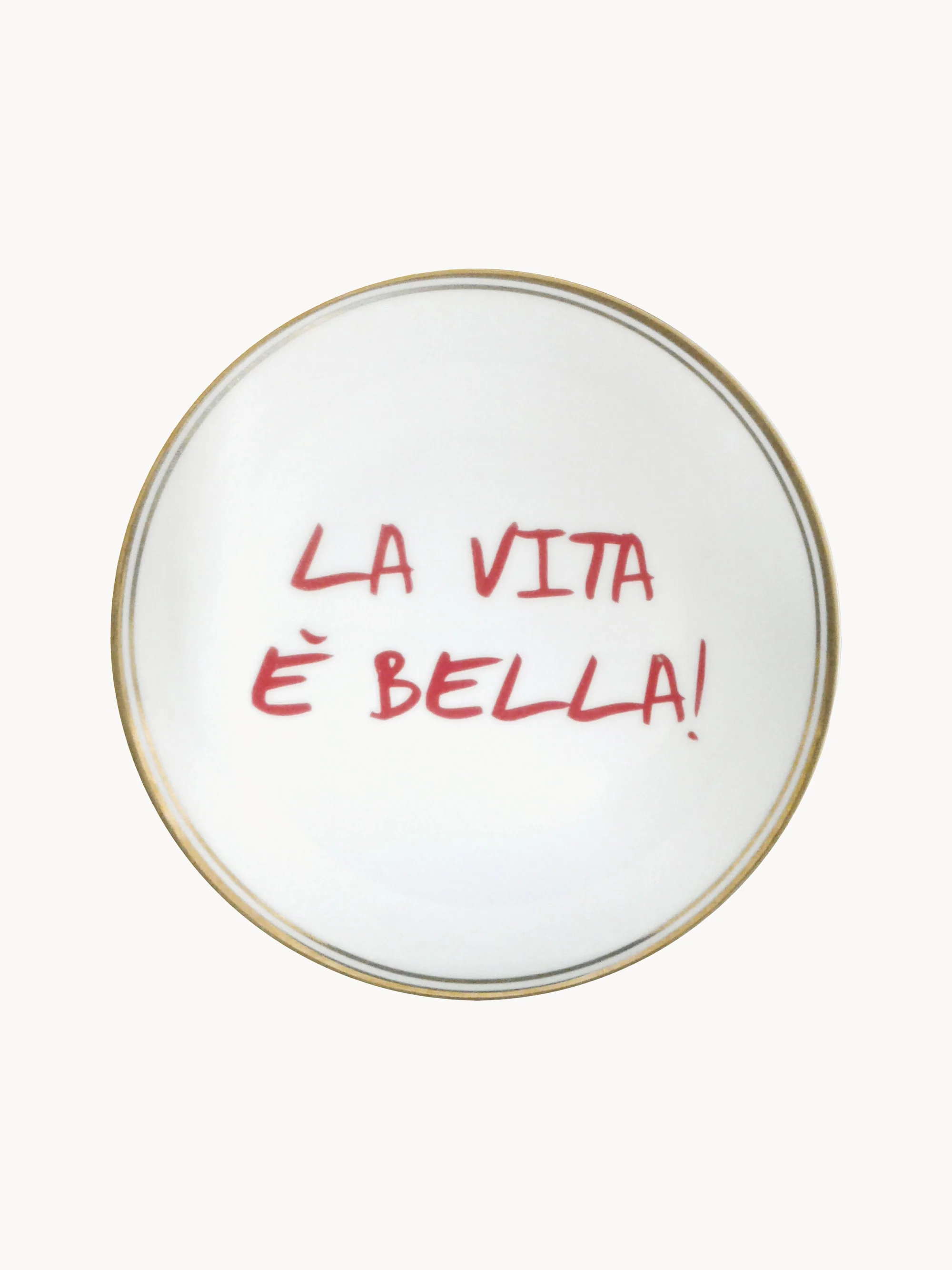 Handgefertigter Dessertteller Tavola Scomposta