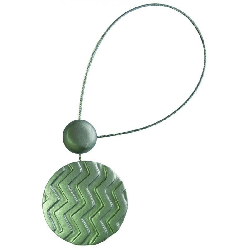 WILLY - - Embrasse rideaux magnétique sans perçages - Alu