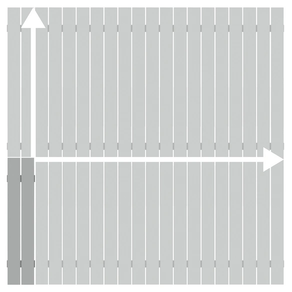 Zaunelement »SQUADRA«, Metall, HxL: 180 x 360 cm cm