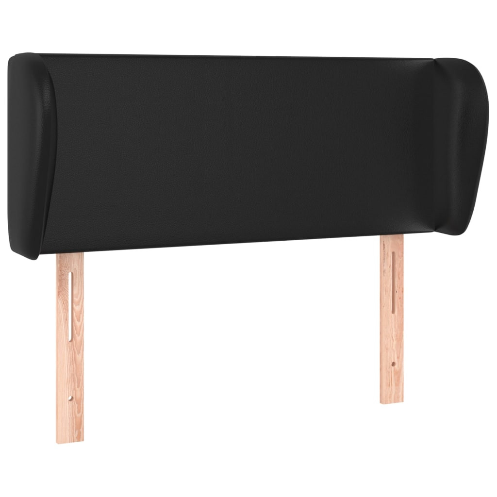 Wezgłowie Czarny 103 x 23 x 78/88 cm Sztuczna skóra vidaXL