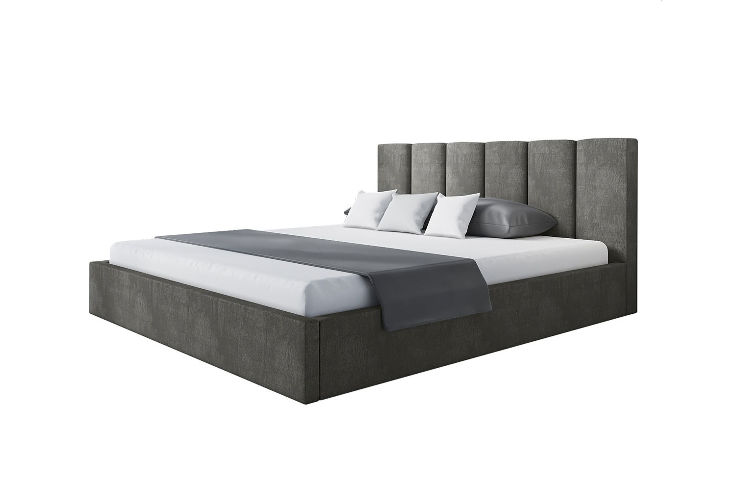 Łóżko tapicerowane Tokio Slim 90x200 ze stelażem metalowym