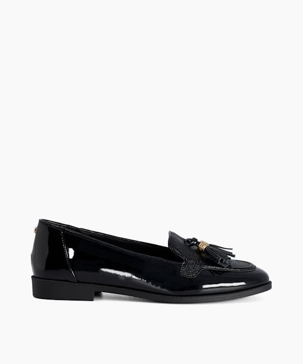 Gabbie Black - Tassel-Detail Loafers