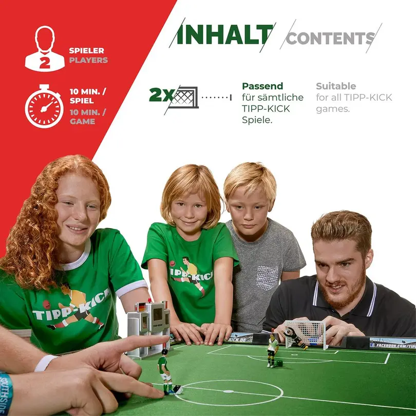 Tischfussball 2-teilig Zubehör