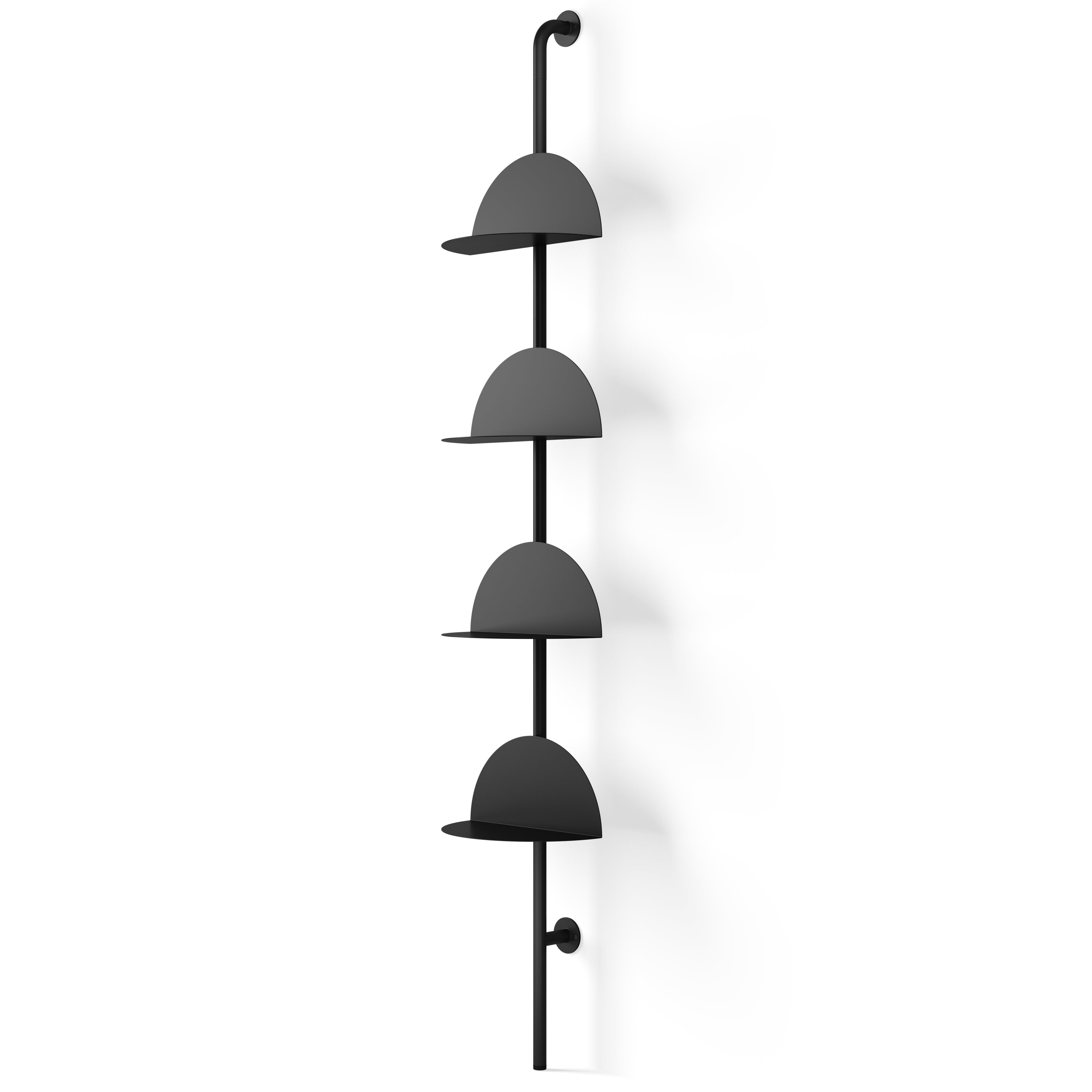 Umbra wandplank Solis - 35 x 27 x 204 cm - Zwart