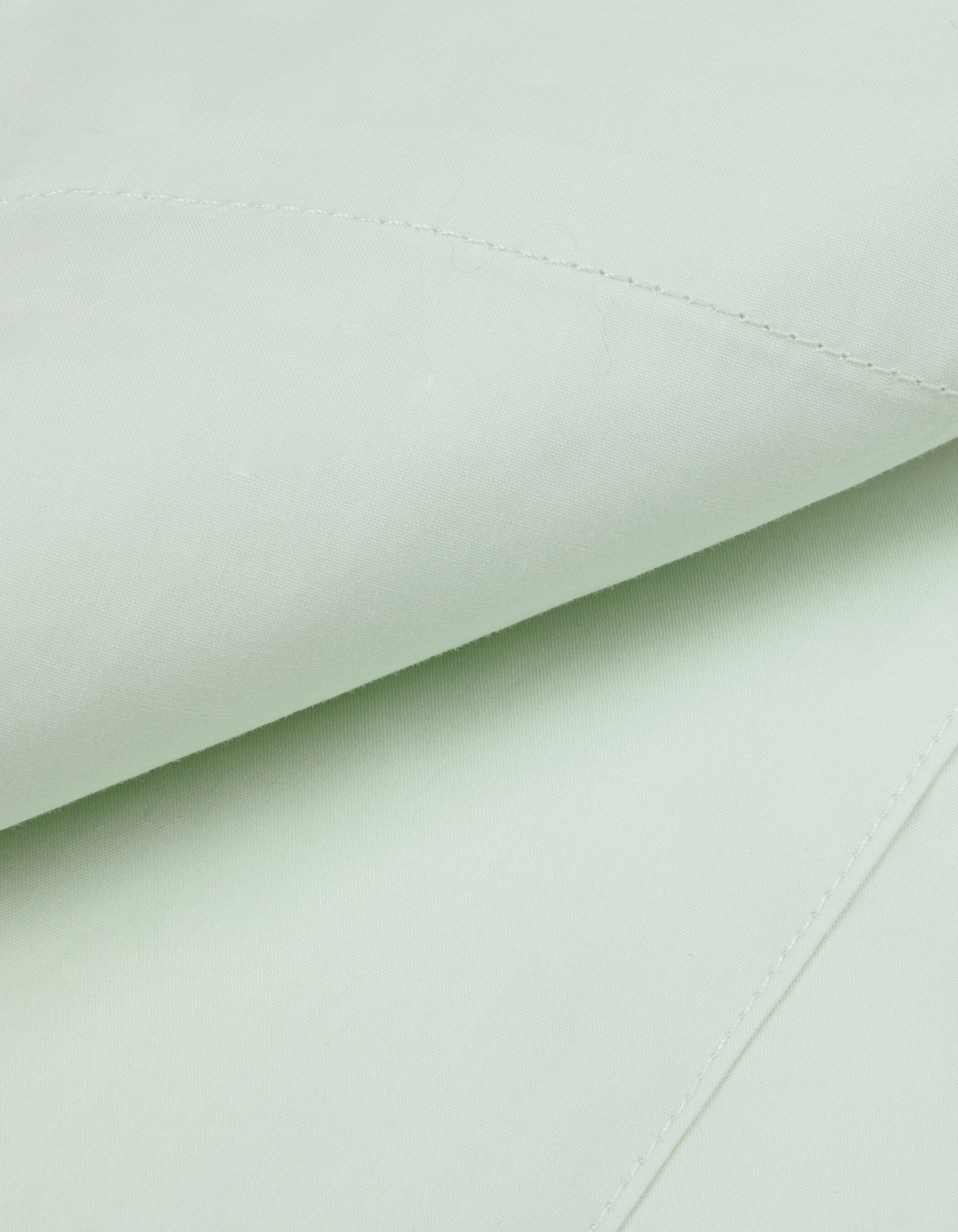 Top chemisier vert cropped Femme