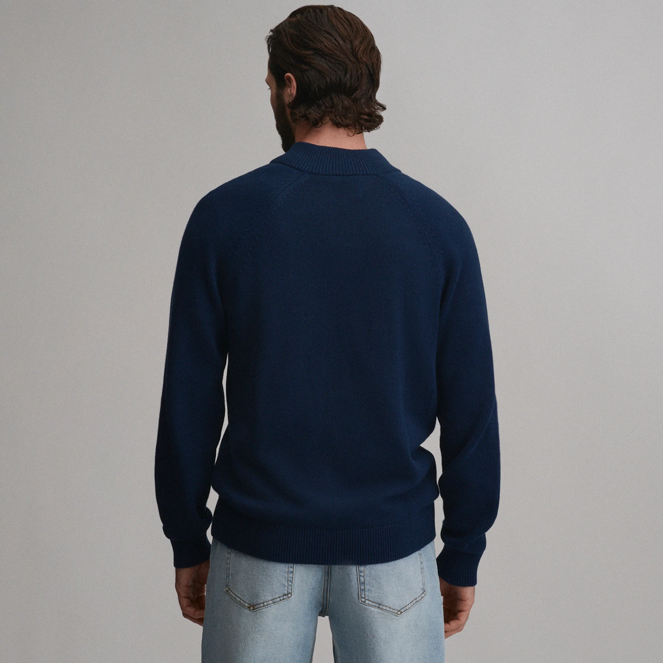 Men's Classic Quarter-Zip Sweater