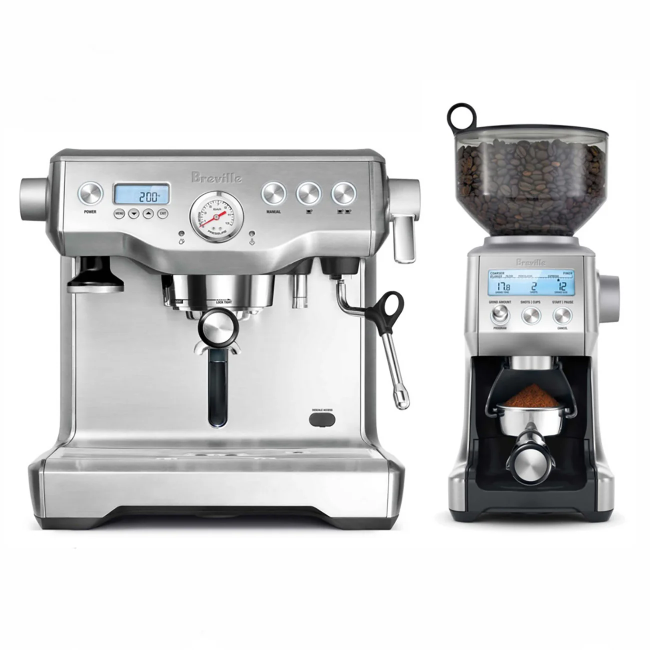 the Dynamic Duo(Brushed Stainless Steel)