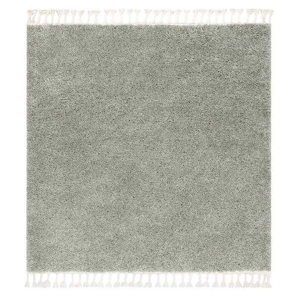 Dywan kwadratowy BERBER 9000 zielony Frędzle berberyjski 120x120 cm