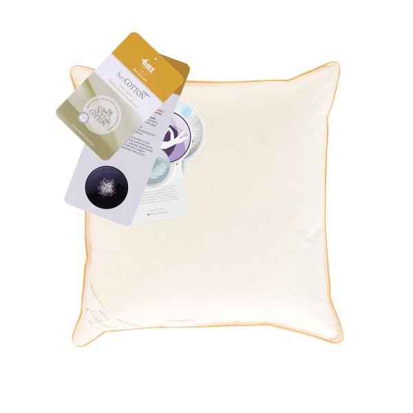 Poduszka Basic Plus AMZ 40x60 cm Kremowy Jednokomorowa