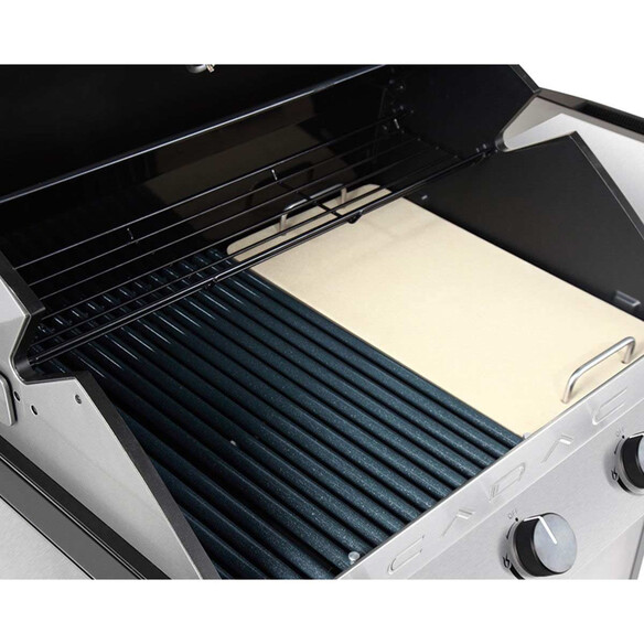 Pierre à pizza Méridian / Titan rectangle   poignées - Cadac Dometic