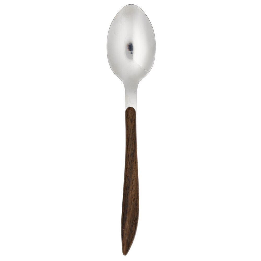 Cuillère à soupe L21cm acier manche gris