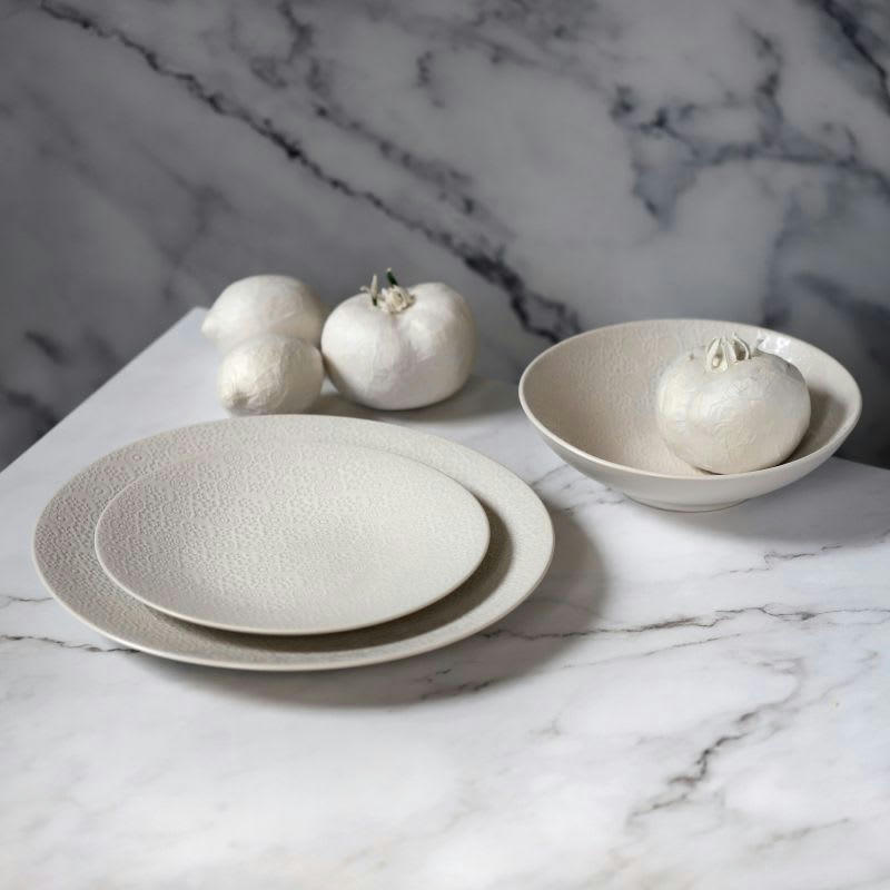 WHITE JAPAN - Coffret 6 assiettes dessert D22cm