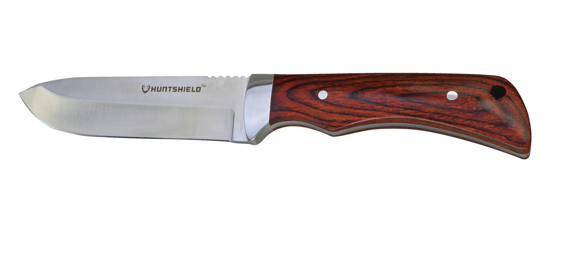 Huntshield Canadian All Purpose Hunter Knife w/ Leather Sheath