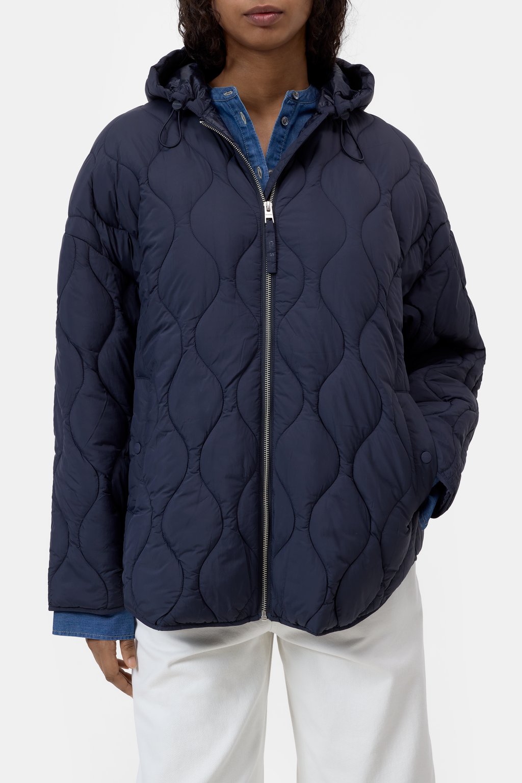 Steppjacke mit Kapuze