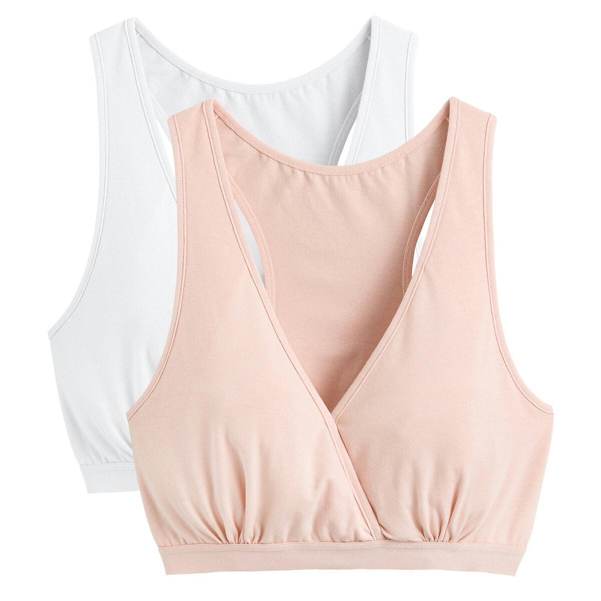 Lot de 2 brassières d’allaitement en coton
