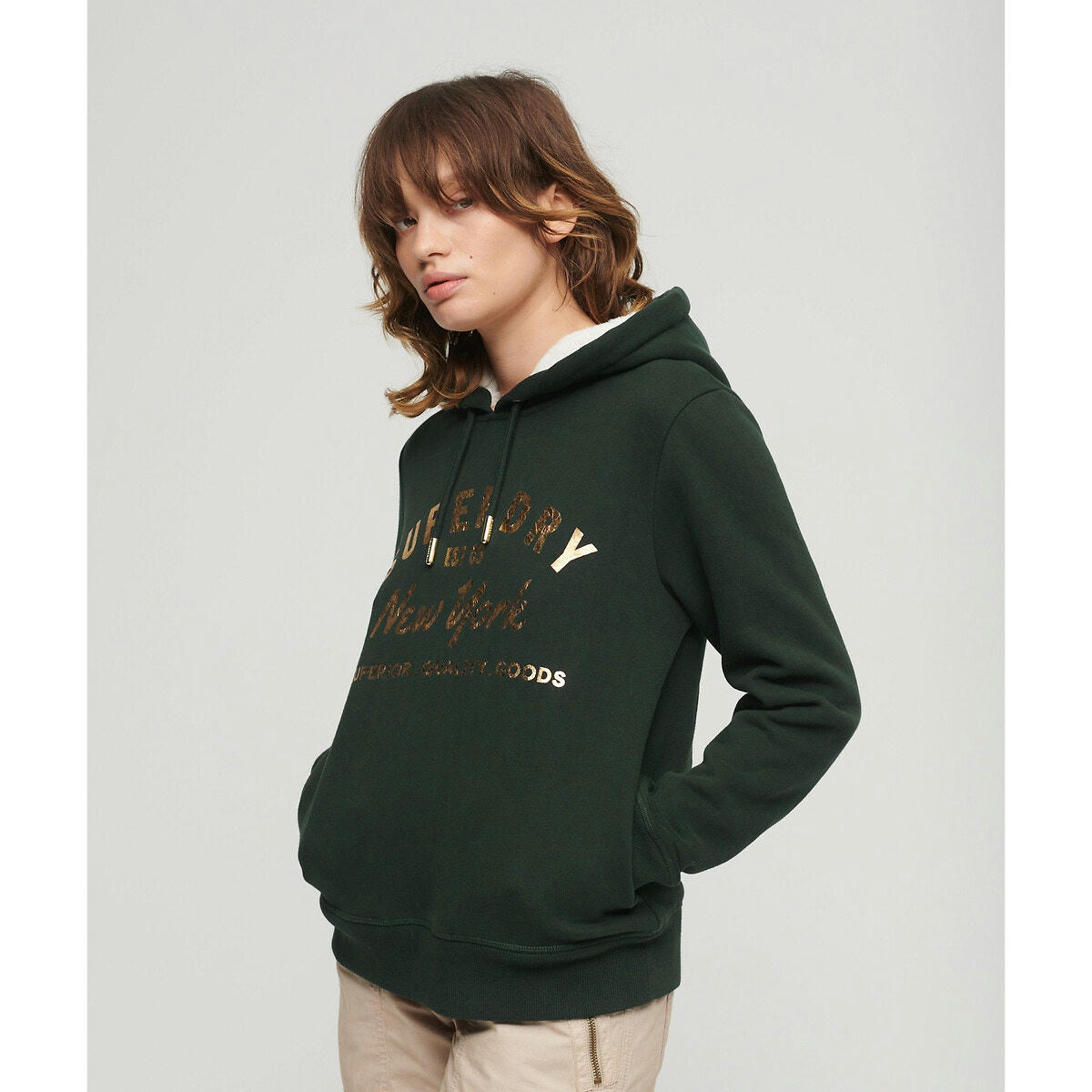 Sweat à capuche Metallic Logo