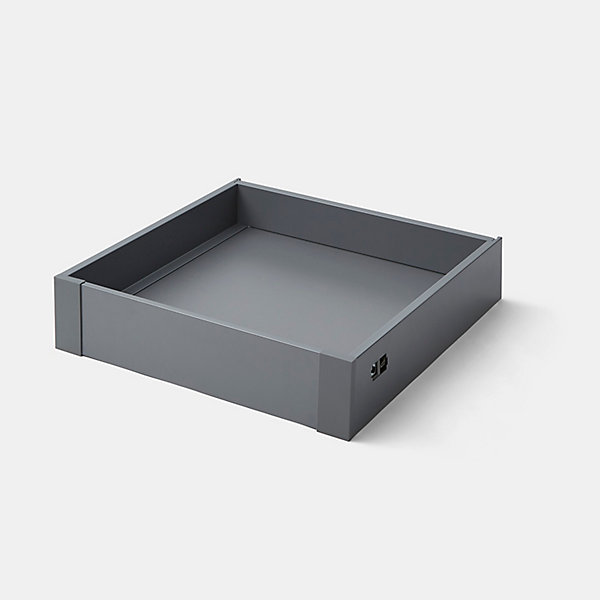Façade de tiroir intérieur de cuisine Soto gris anthracite l. 50 cm GoodHome