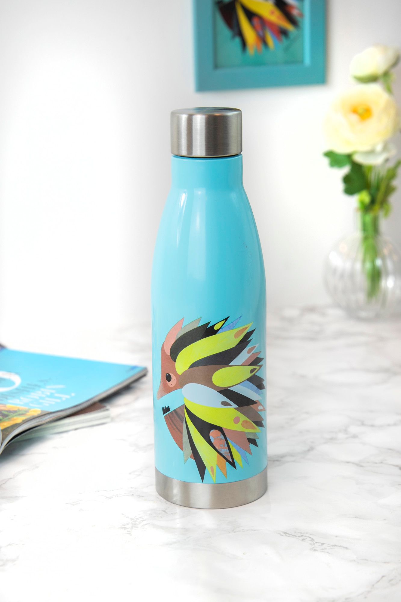 Maxwell & Williams Pete Cromer 500ml Echidna Double Walled Insulated Bottle