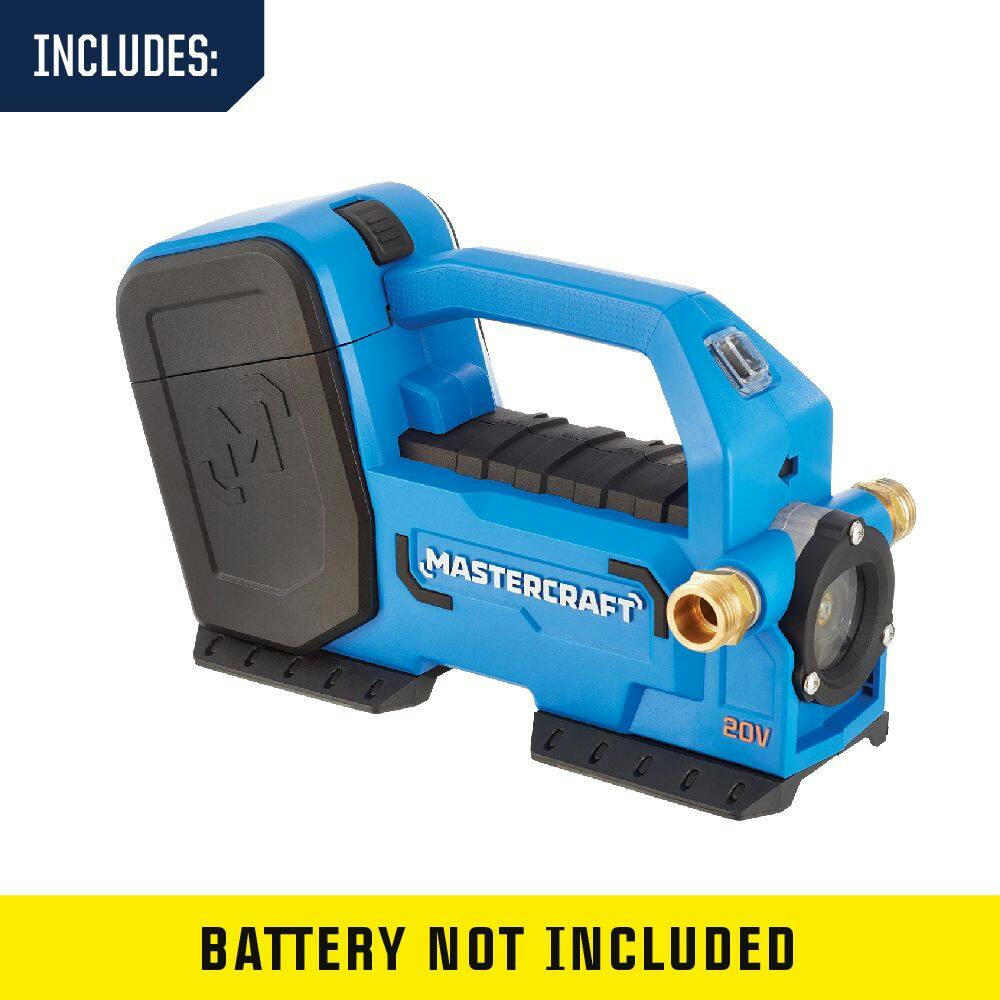Mastercraft 20V PWR POD Battery-Powered Transfer Pump, Tool Only